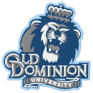 Old Dominion University Athletics logo embroidery design - Embroidery Design
