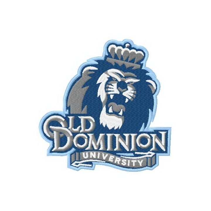Old Dominion University Athletics logo embroidery design - Embroidery Design
