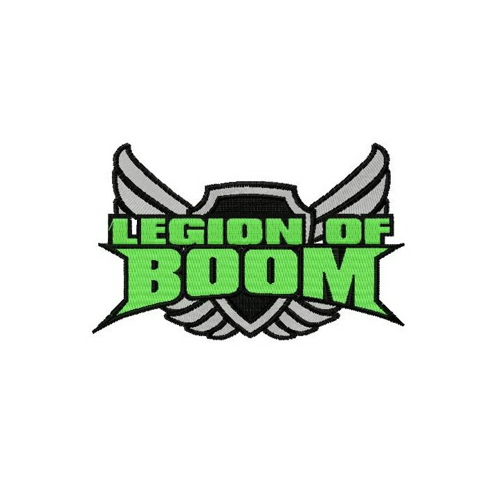 Legion of Boom logo embroidery design - Embroidery Design