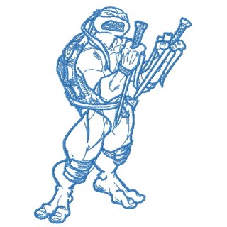 Raphael sketch 2 embroidery design - Embroidery Design