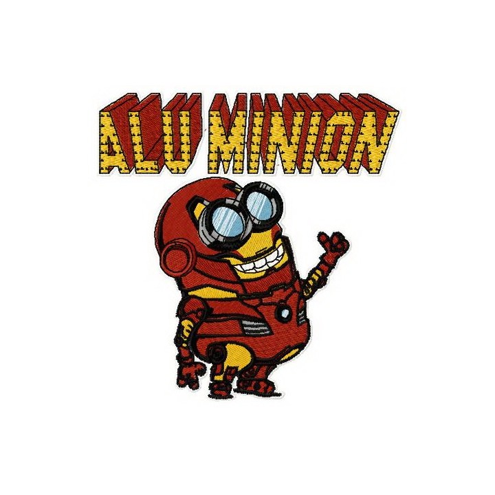 Alu Minion embroidery design - Embroidery Design