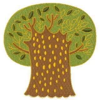 Magic tree 2 embroidery design - Embroidery Design