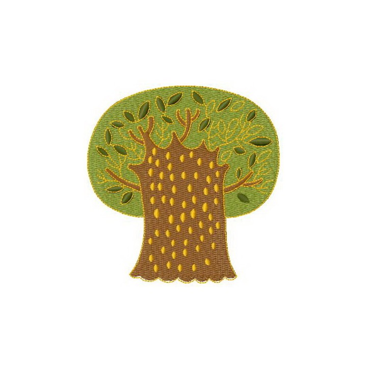 Magic tree 2 embroidery design - Embroidery Design