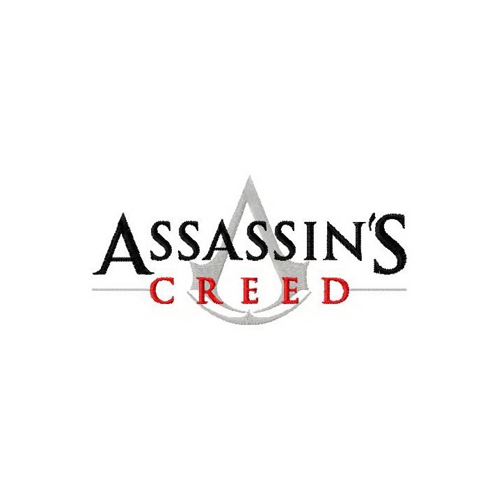 Assassin's creed logo embroidery design - Embroidery Design