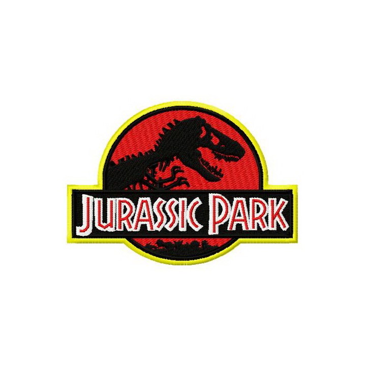 Jurassic Park logo embroidery design - Embroidery Design