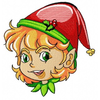Christmas elf 10 embroidery design - Embroidery Design