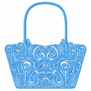 Stylish handbag 2 embroidery design - Embroidery Design