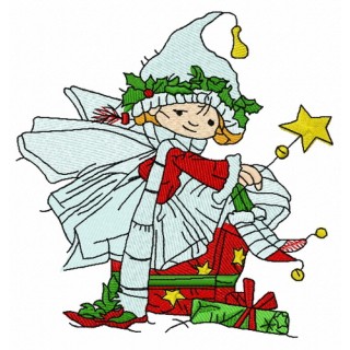Christmas elf 6 embroidery design - Embroidery Design