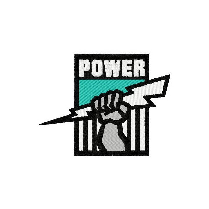 Port Adelaide Football Club logo embroidery design - Embroidery Design