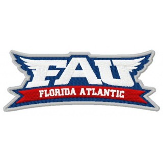 Florida Atlantic Owls logo 2 embroidery design - Embroidery Design