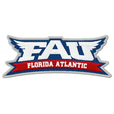 Florida Atlantic Owls logo 2 embroidery design preview showcasing intricate stitching patterns for fans.