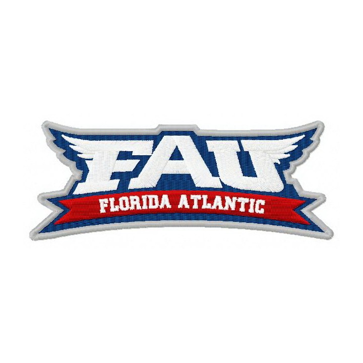 Florida Atlantic Owls logo 2 embroidery design - Embroidery Design