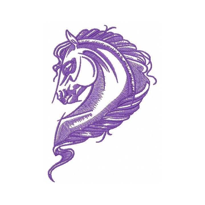 Horse heart 5 embroidery design - Embroidery Design