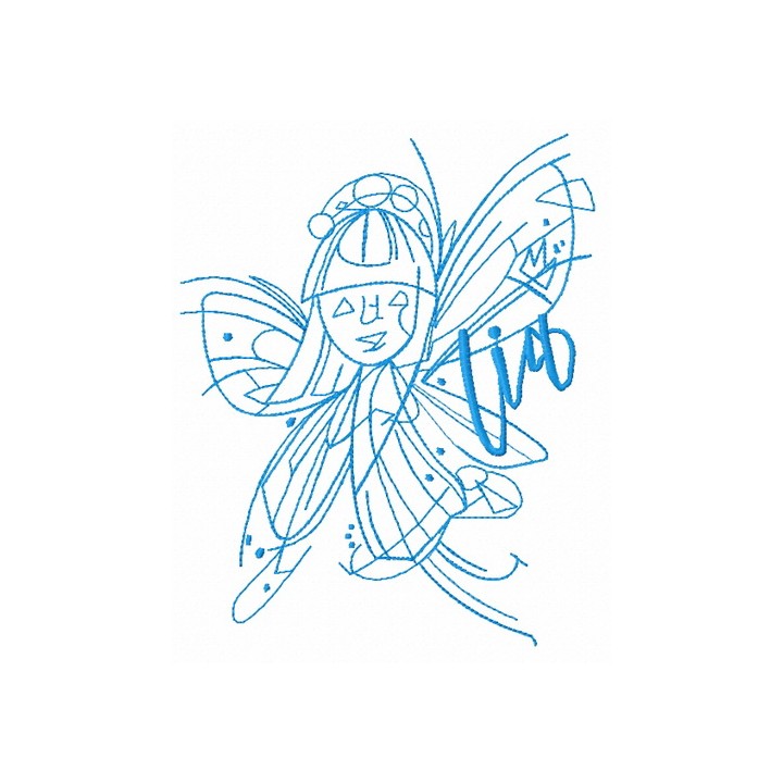 Nina Lia 3 embroidery design - Embroidery Design