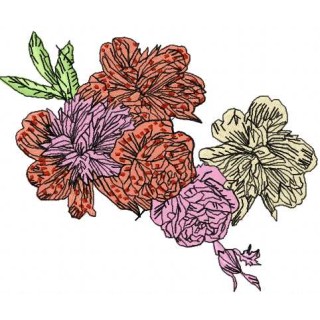 Roses 45 embroidery design - Embroidery Design