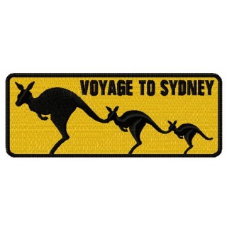 Voyage to Sydney embroidery design - Embroidery Design