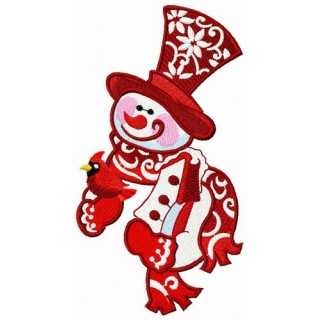 Northern cardinal is my friend embroidery design - Embroidery Design