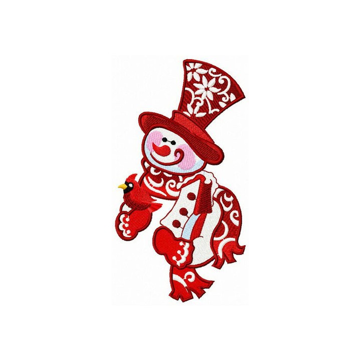 Northern cardinal is my friend embroidery design - Embroidery Design