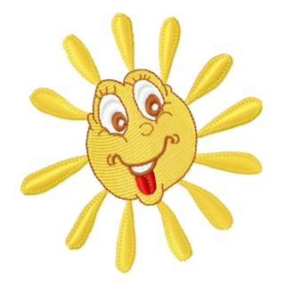 Sun 5 embroidery design - Embroidery Design
