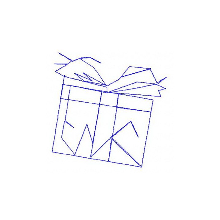 Present embroidery design - Embroidery Design