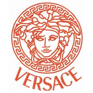Versace logo 2 embroidery design - Embroidery Design