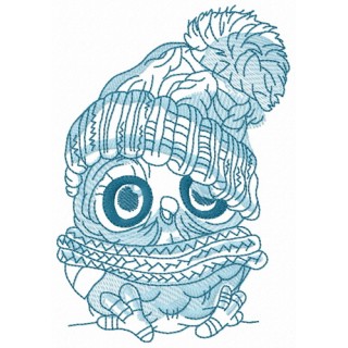 Baby owl 4 embroidery design - Embroidery Design