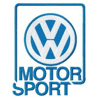 Volkswagen motor sport embroidery design - Embroidery Design