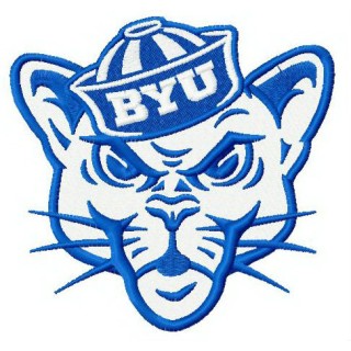 Cosmo the Cougar embroidery design - Embroidery Design