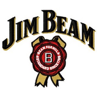 Jim Beam logo embroidery design - Embroidery Design