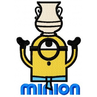 Balancing Minion 2 embroidery design - Embroidery Design