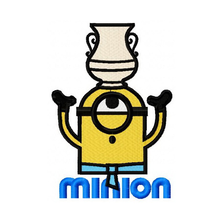 Balancing Minion 2 embroidery design - Embroidery Design
