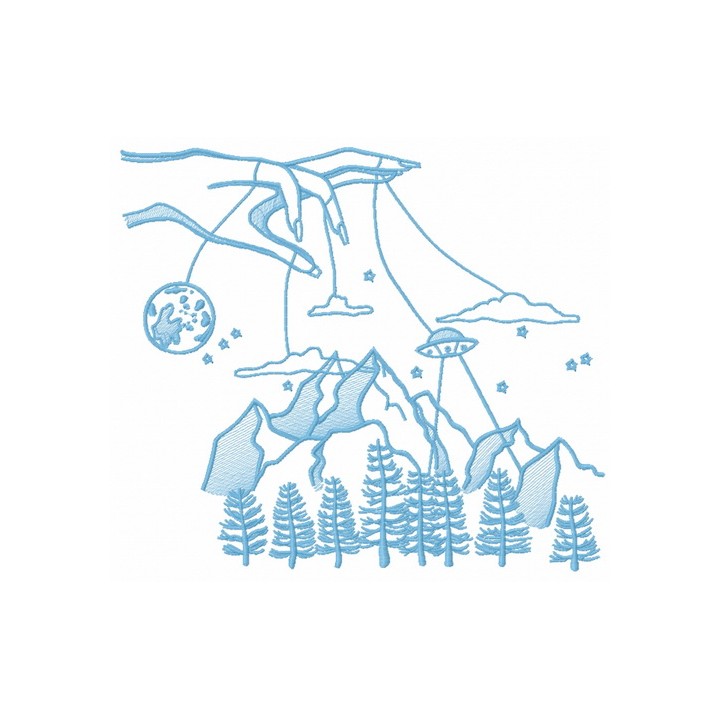 Celestial marionettes 4 embroidery design - Embroidery Design