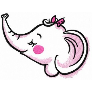 Chin up! embroidery design - Embroidery Design