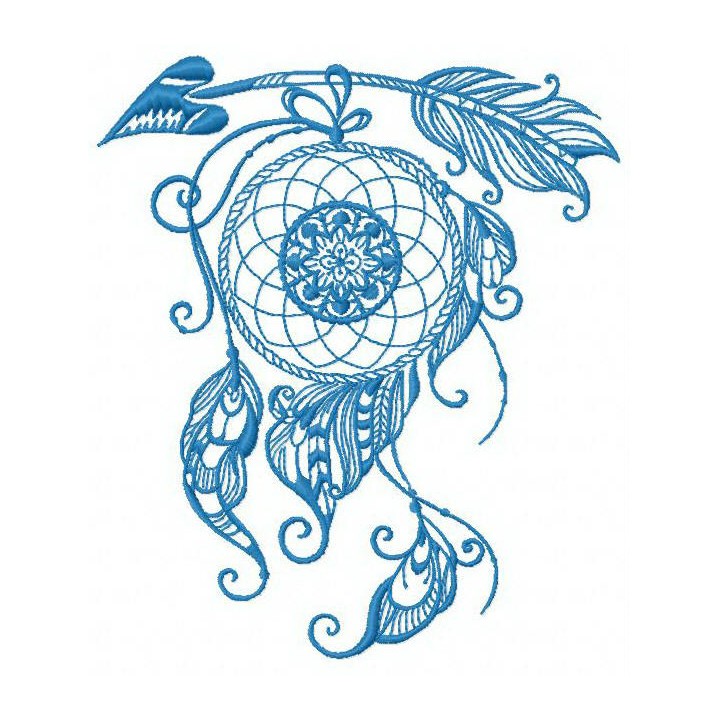 Dreamcatcher 15 embroidery design - Embroidery Design