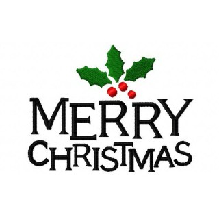 Merry Christmas 2 embroidery design - Embroidery Design