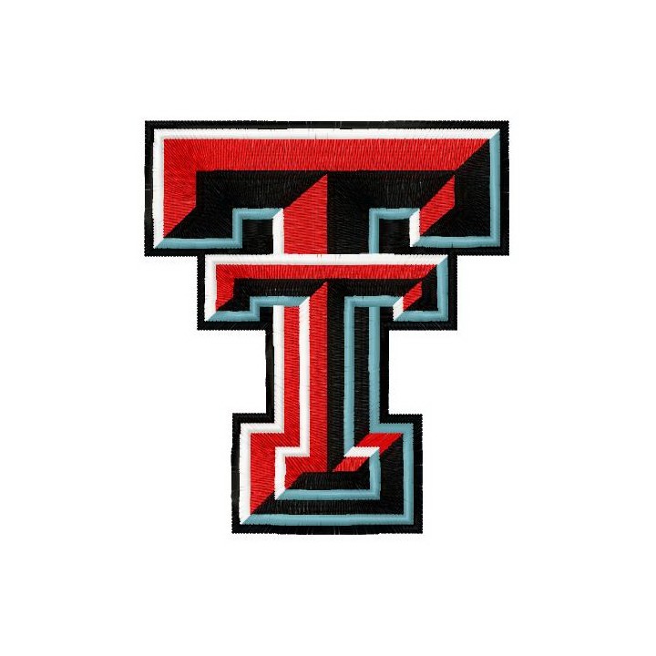 Texas Tech Red Raiders and Lady Raiders logo embroidery design - Embroidery Design