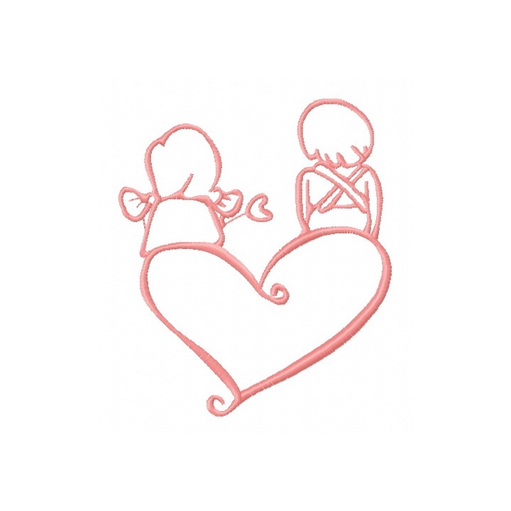 Cute little fairy 11 embroidery design - Embroidery Design