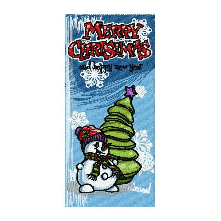 Christmas bookmark 6 embroidery design - Embroidery Design