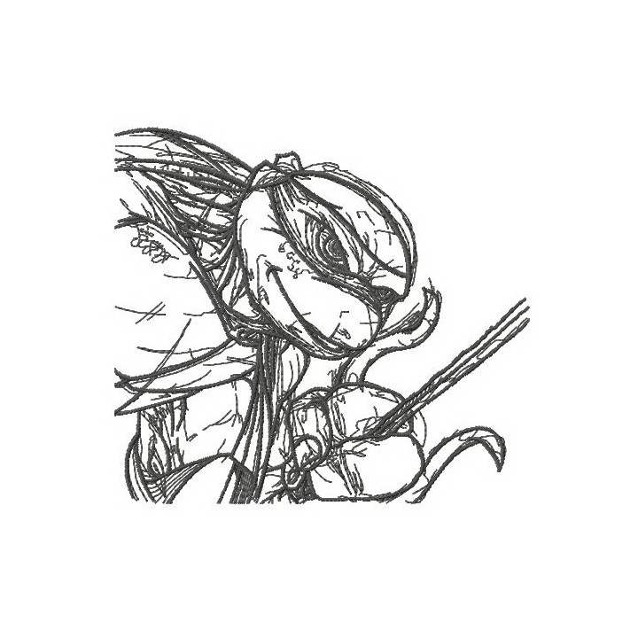 Raphael sketch embroidery design - Embroidery Design