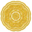 Preview of Lace Doily 9 embroidery design featuring intricate snowflake patterns for creative stitching projects.