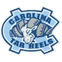 North Carolina Tar Heels alternative logo embroidery design featuring a unique stitched motif for apparel and accessories.
