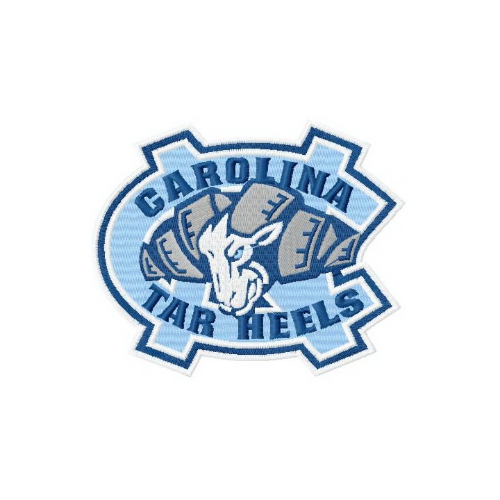 North Carolina Tar Heels alternative logo embroidery design - Embroidery Design
