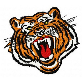 Bengal tiger 4 embroidery design - Embroidery Design