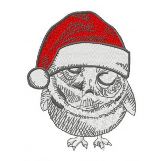 Owl-ways Christmas embroidery design - Embroidery Design