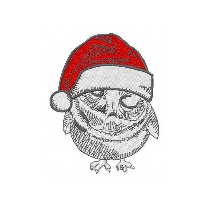 Owl-ways Christmas embroidery design - Embroidery Design