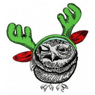 Christmas owls 6 embroidery design - Embroidery Design