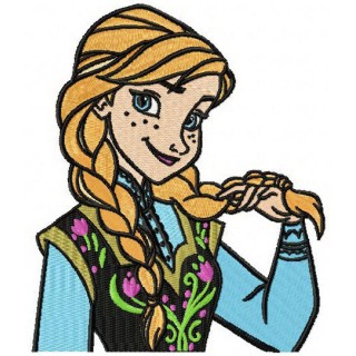 Anna coquette embroidery design - Embroidery Design