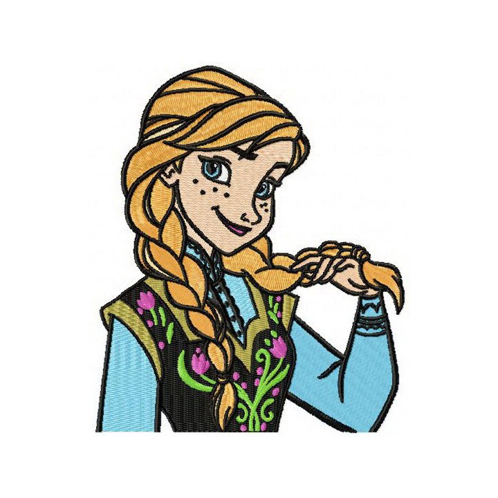 Anna coquette embroidery design - Embroidery Design