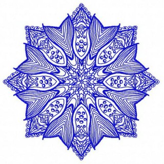 Fish-tailed decoration 2 embroidery design - Embroidery Design