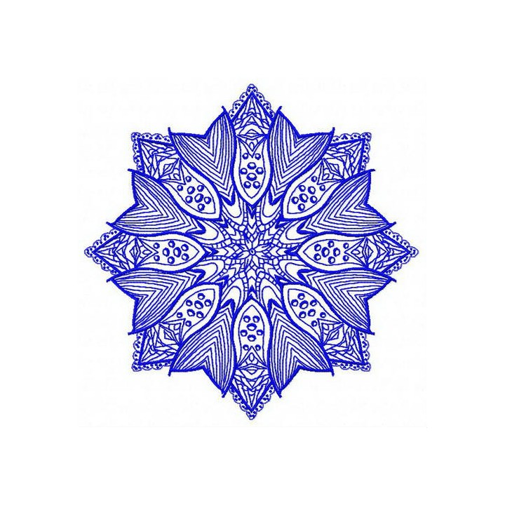 Fish-tailed decoration 2 embroidery design - Embroidery Design